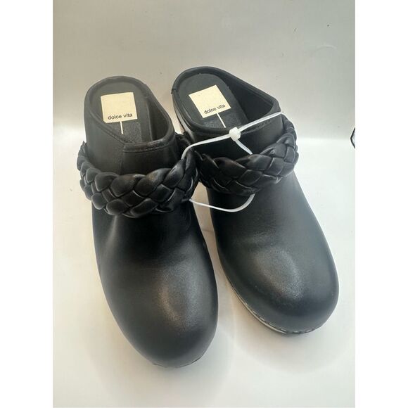 Dolce Vita Women’s Hila Slip on Leather Platform Clogs size 7.5 - Picture 2 of 6